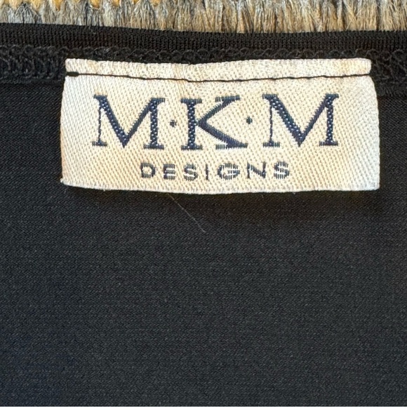 MKM Designs Black One-Shoulder Blouse - Picture 3 of 3